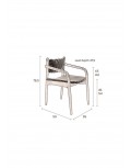 SILLA CON BRAZOS TORRANCE