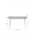 MESA CONSOLA BARBIER NATURAL