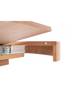 Mesa Qtop detalle apertura Ahinkko | Esturri Mobiliario