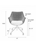 Silla Doulton con ruedas