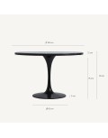 Mesa de comedor redonda Sican