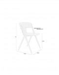 Silla exterior Horizon (apilable)