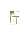 Silla exterior Saw (apilable)