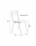 SILLA BACK TO SCHOOL EXTERIOR NEGRO