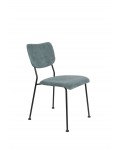 SILLA BENSON GRIS/AZUL
