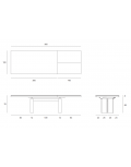 Mesa Comedor Double extensible