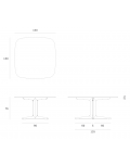 Mesa Comedor Corto