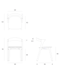 Silla Bok Roble Negro