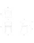 Silla de Jardín Bok Teca con cojín