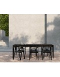 Silla Bok de Jardín Teca negra