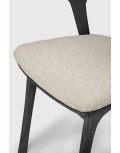 Silla Bok de Jardín Teca negra con cojín