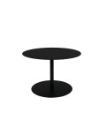 MESA AUXILIAR SNOW NEGRO ROUND M