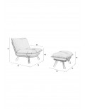 SILLÓN LAZY SACK GRIS CLARO